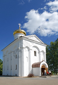 变身白俄罗斯波洛茨克救世主和圣埃夫弗罗辛尼贾修道院神圣翻写教堂宗云图片