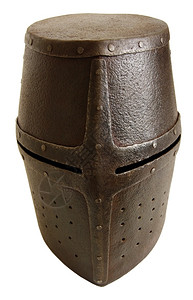 预订伪造的比赛中世纪骑士的铁头盔非常重的图片