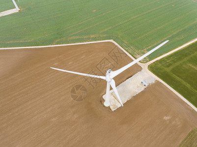 欧洲图尔尼法国诺曼底Tourny风力发电机活图片