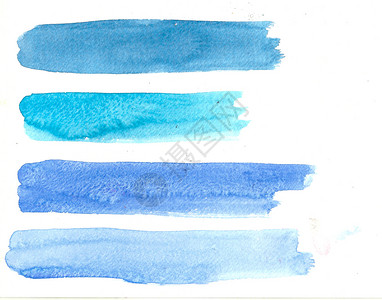 水彩笔画素材标签抽象的水彩蓝色线画设计图片