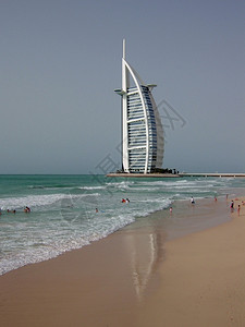 阿拉伯联合酋长国迪拜BurjAlArab迪拜塔海滩图片