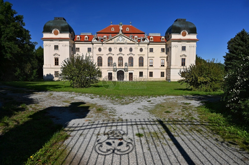 老的阴影奥地利美丽的老城堡列格斯奥地利镇图片