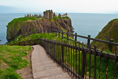 老的著名邓诺塔城堡在苏格兰遥控建造邓诺塔城堡筑学欧洲图片