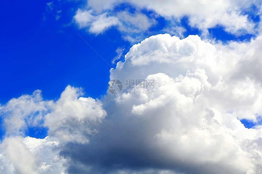 大气层自然夏天美丽的图片夏季蓝色的云天空图片