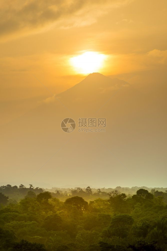 山顶的草原图片