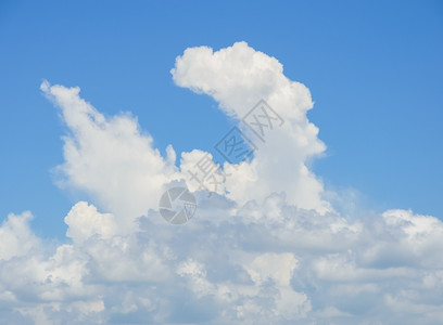 喜怒无常天空雨前蓝的云彩背景蓬松图片