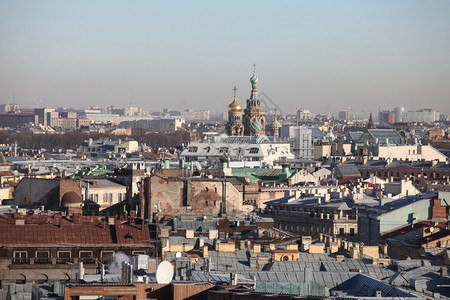 建筑学圣彼得堡屋顶高度城市景观图片