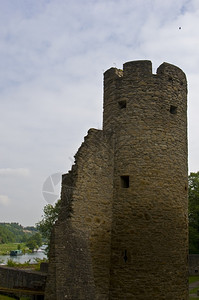 北莱茵威斯特法伦哈登坦城堡的废墟在维滕威腾鲁尔图片