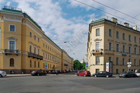 2015年6月日俄罗斯圣彼得堡建筑学文化历史图片