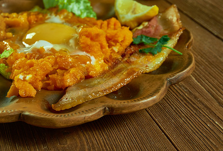 蔬菜面条意粉南瓜巢健康美味的早餐最佳图片