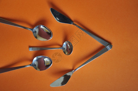 银器勺子绘制图片的烹饪餐具银图片