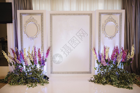 室内婚礼装饰背景图片