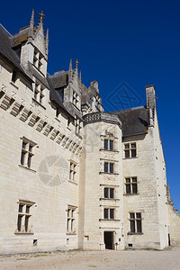 家庭建筑学Montsoreau城堡PaysdelaLoire法国正面图片