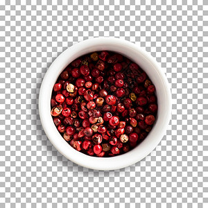 白碗上的红肾豆以透明背景与世隔绝圆形的晒干红色图片