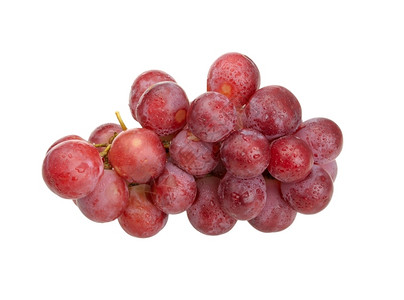 食物水果成熟白色上的葡萄图片
