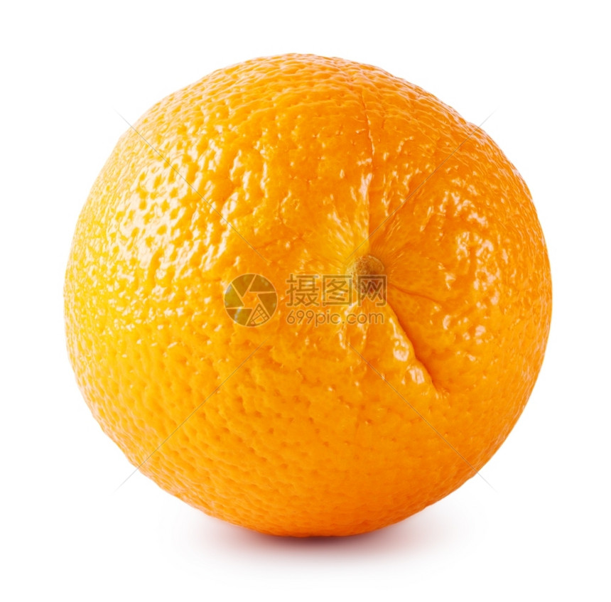 吃切片白色背景上隔绝的圆环熟橙色图片