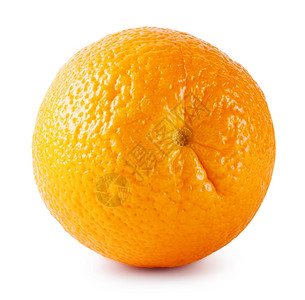 吃切片白色背景上隔绝的圆环熟橙色背景图片