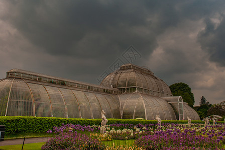 春天邱联合王国伦敦2019年4月日Kew花园皇家植物温室景点外部图片