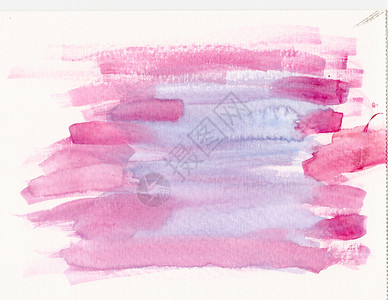 水彩笔画素材绘画红色的手工制作粉红色蓝底设计图片