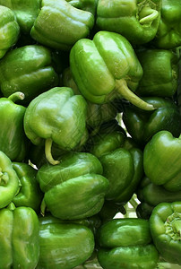 颜色食物新鲜的绿辣椒图片