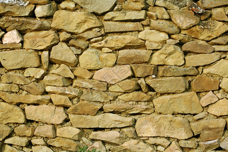 石工高加索村一块石墙的碎片基础结石一种图片