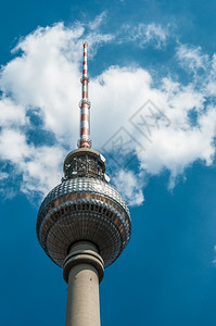 柏林电视塔背景图片