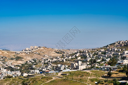 以色列耶路撒冷周围居住着的山丘群落和平宗教图片
