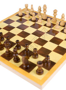 黑色的象棋板上木手游戏对角线图片