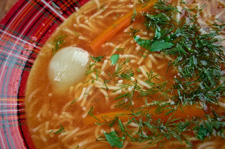 食物Sehriyeehriye土耳其番茄汤配意大利面蔬菜汤洋葱图片