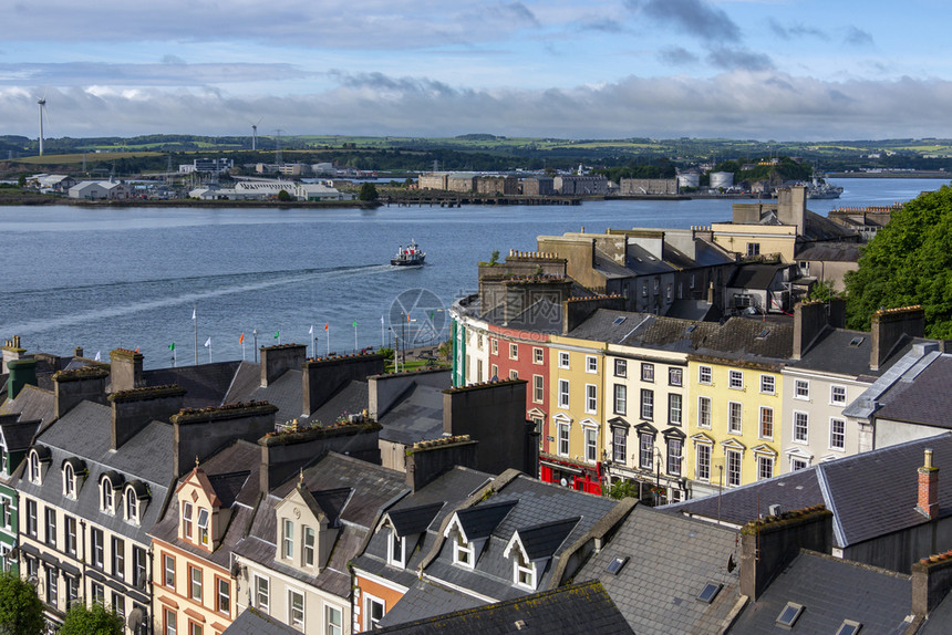爱尔兰科布0612科布镇和海港1849年至20被称为爱尔兰科克县皇后镇旅行软木欧洲图片