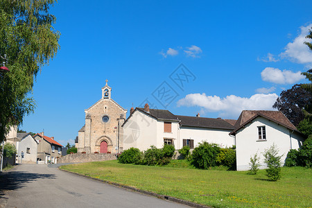 豪华轿车维林克地貌景观法国村庄SaintMeard法语Limousin语新派背景图片