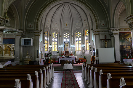罗马尼亚圣约瑟夫教堂内建筑圣约瑟夫教堂内地建筑旅行萨古雷图片