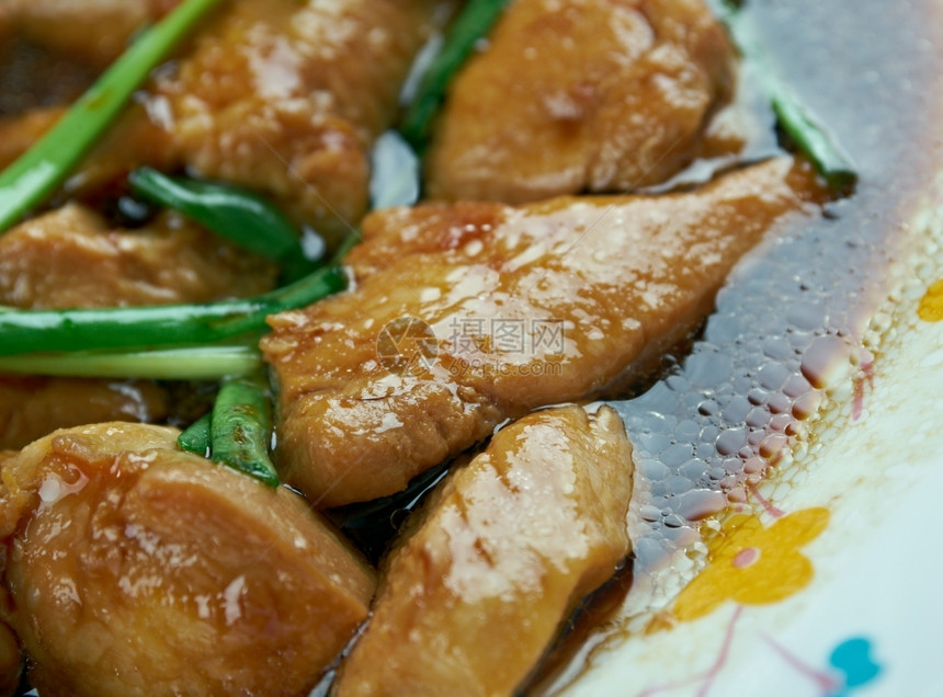 海鲜蒙古鸡肉美国风格的中鸡肉炒饭制作方法由蒙古传统烹饪方式抽调以中餐煮熟方法制成酱人图片