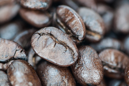 烘焙的咖啡豆背景图片
