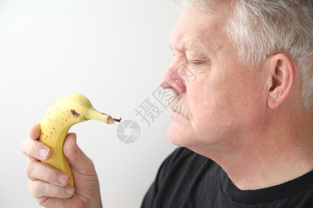 手指香蕉以水果为首的高级男子脸图片