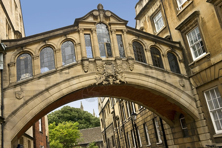 英国格兰牛津威尼斯原著作叹之桥的复制本联合王国牛津欧洲叹息跨度图片