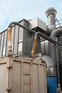 行业纳达林工厂空气过滤系统管罐体和烟囱自动化图片