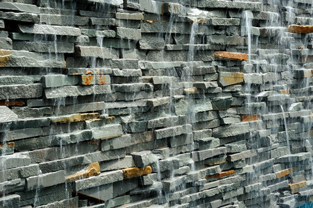 特征具体的墙壁瀑布抽象图片