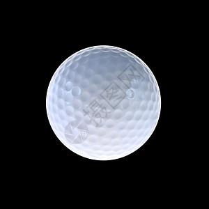 地面孤立的高尔夫球空气动力学洞图片