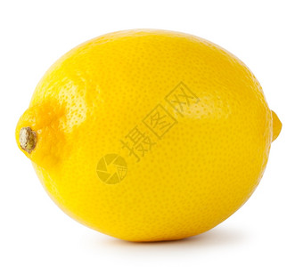 白背景孤立的黄柠檬提取酸色蔬菜图片