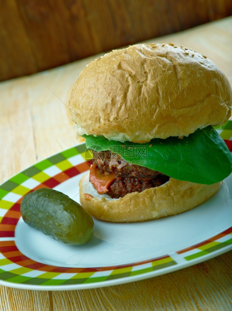 三明治点心MussTurns美国汉堡午餐图片