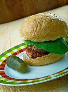 三明治点心MussTurns美国汉堡午餐图片