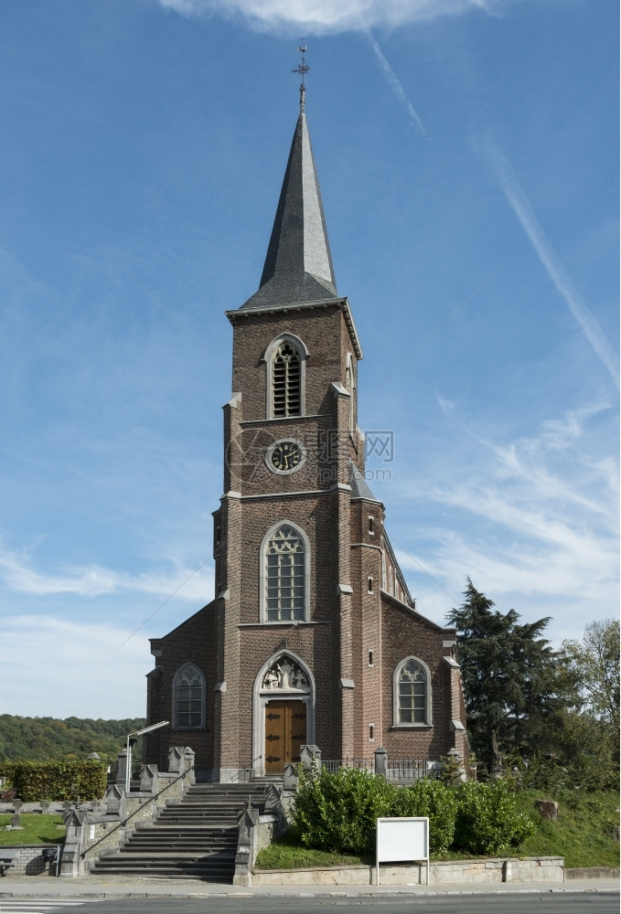 宗教的建筑学位于Belgium村Hombourg的堂宗图片