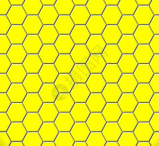 六边形结构体蜜糖摘要黄色蜂窝无缝图案插黃色蜂窝背景图片