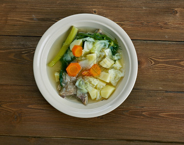 弗莱肯苏佩传统的蔬菜高清图片