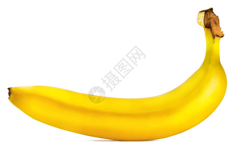 白种背景孤立的薄香成熟蕉白色的蔬菜热带图片