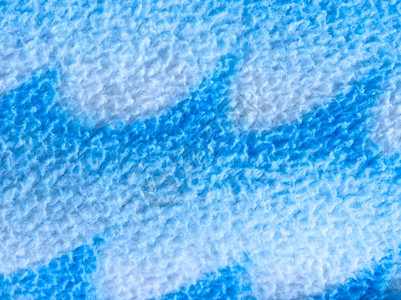 质地绒布有感的蓝色纤维条纹理闭合图片
