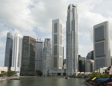 与克拉码头的新加坡天际线旅行门户14水图片