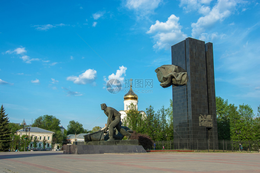 宗教的会俄罗斯伊万诺沃地区市1905年革命者纪念碑15028年俄罗斯伊万诺沃地区革命广场号纪念碑旅游图片