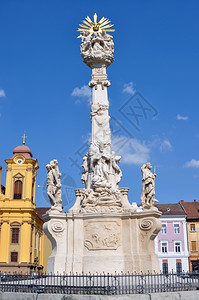 宗教蒂米什瓦拉罗马尼亚联合广场雕像piataunirii艺术统一图片